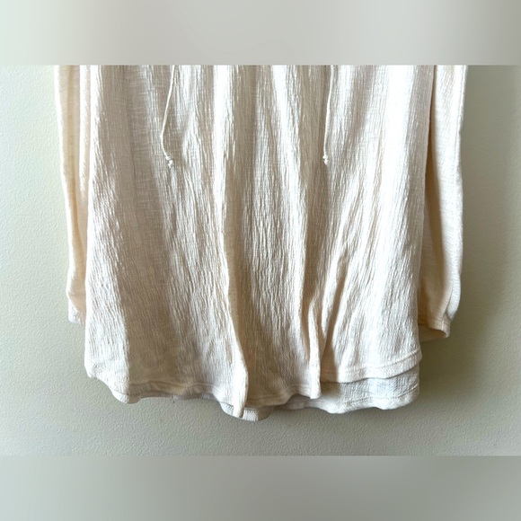 Torrid Size 0 Sleeveless Tunic Tank‎ Women L with Tie Front Embroidered Grommets - Picture 3 of 12